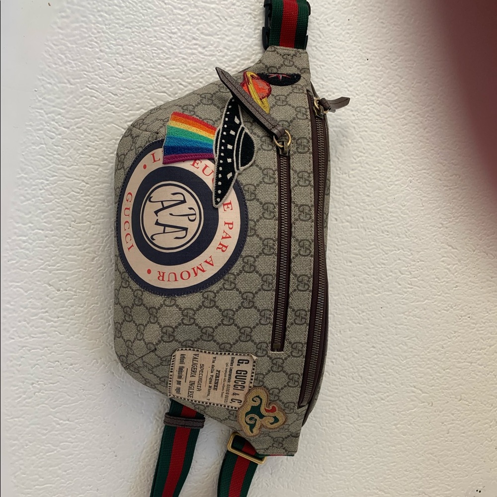 Gucci Beige and Multicolor Crossbody Bag - Picture 5 of 14